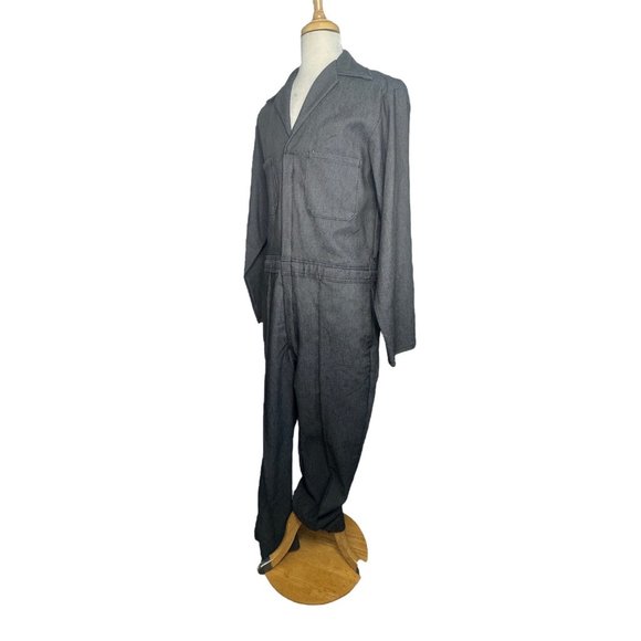 Fieldmaster Vintage Denim Men's Coveralls Gray Size Medium/Regular - Picture 7 of 11